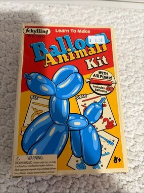 Retro Blue Balloon Animals Kit - Learn to Make Balloons